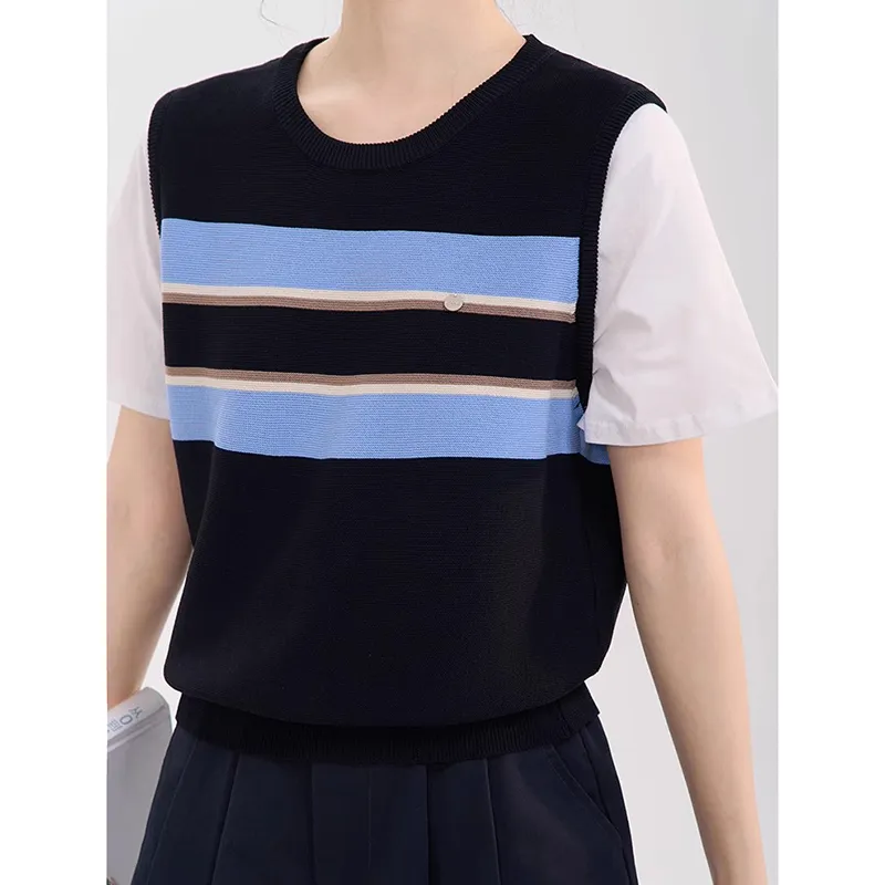 HTMEME Knitwear Women's Navy Blue-4