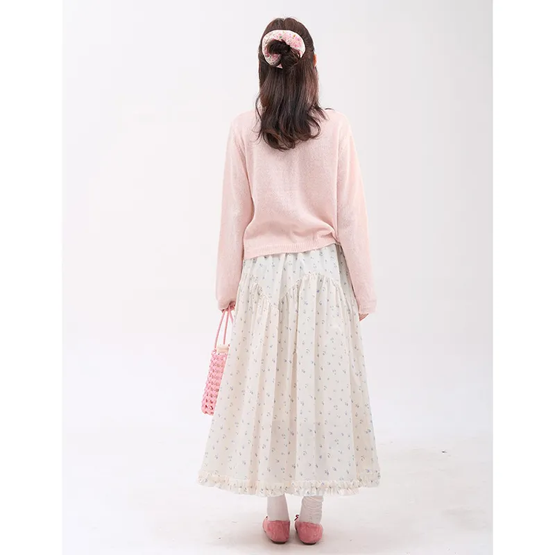 HTMEME Casual Long Skirt Women's-7