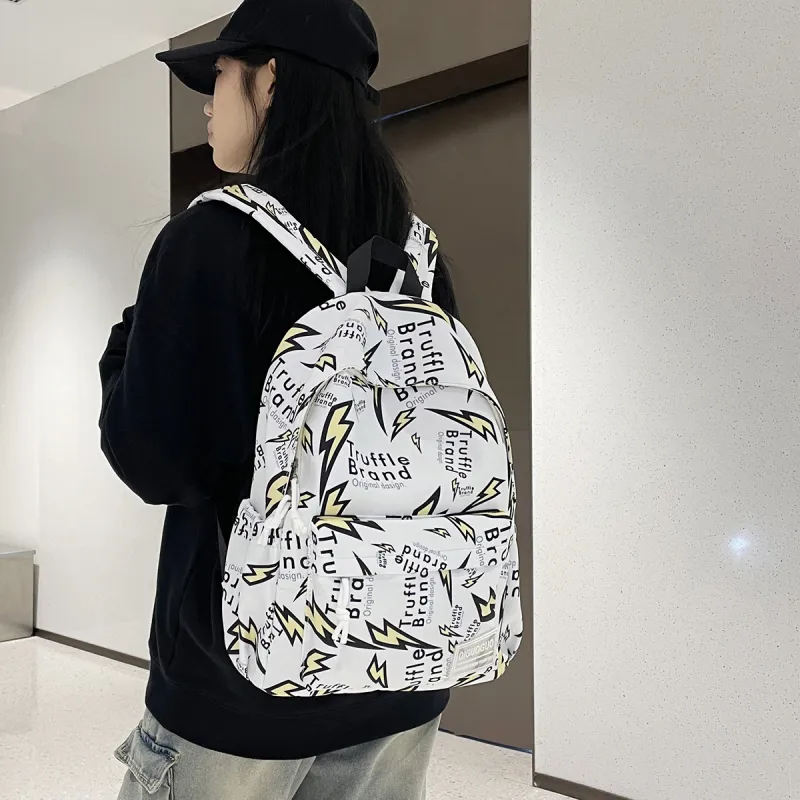 PULEWEI Nylon Backpack Unisex Multicolor-3