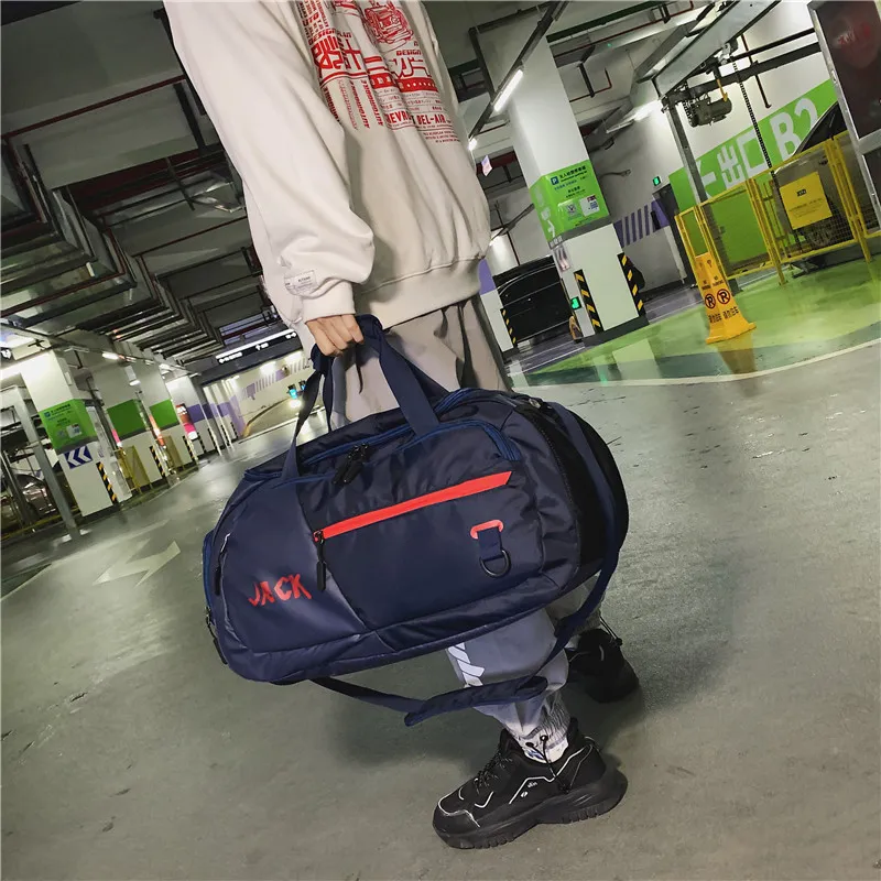 PULUWIRR Oxford Gym Bag Medium Size Unisex White, Black-20