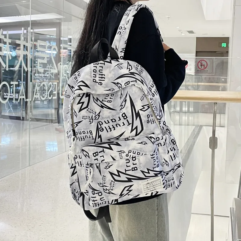PULEWEI Nylon Backpack Unisex Multicolor-7
