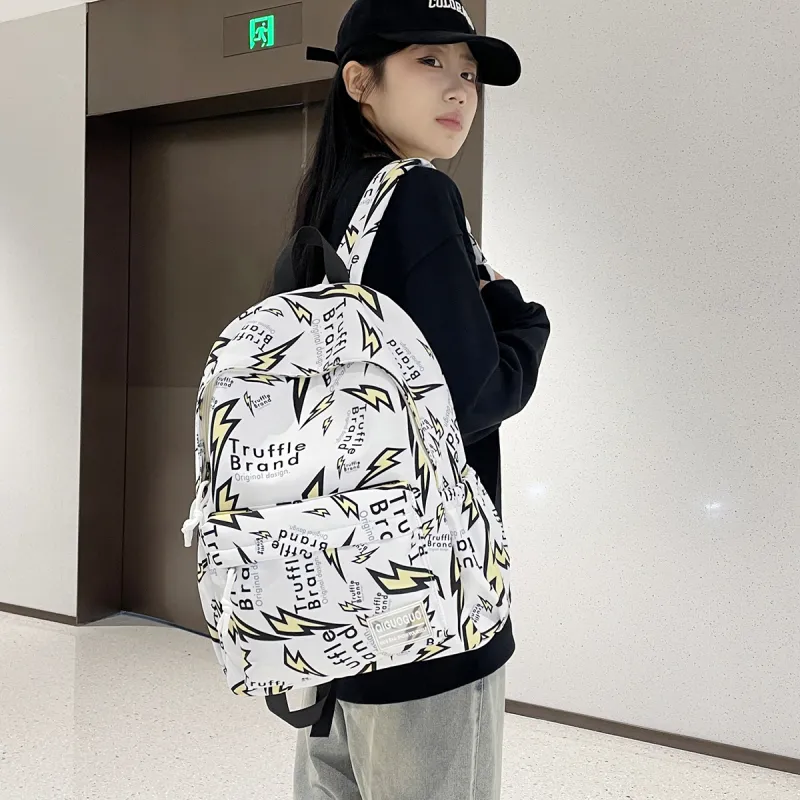 PULEWEI Nylon Backpack Unisex Multicolor-2