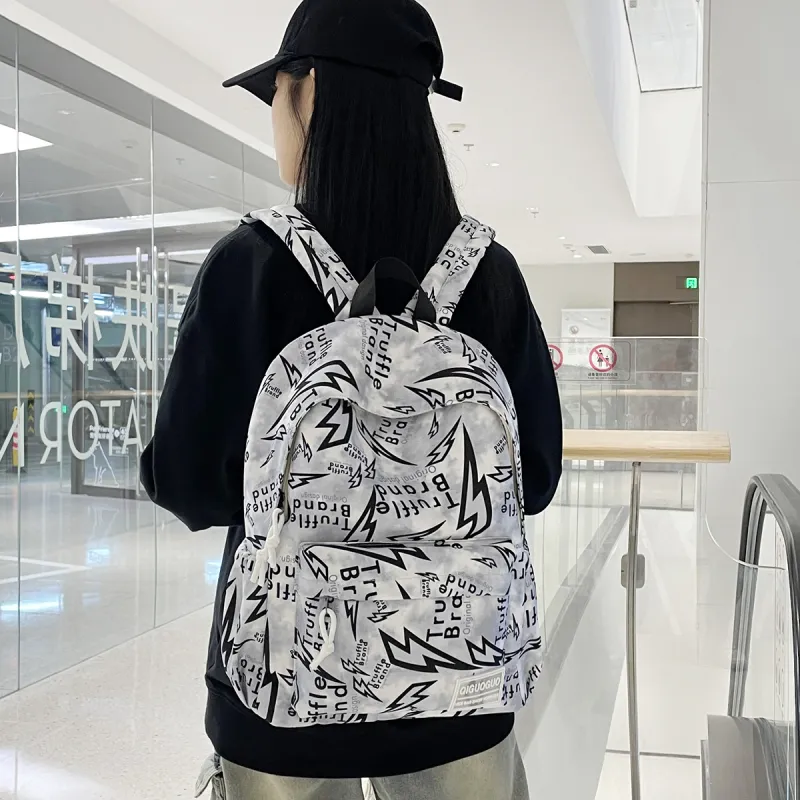 PULEWEI Nylon Backpack Unisex Multicolor-10