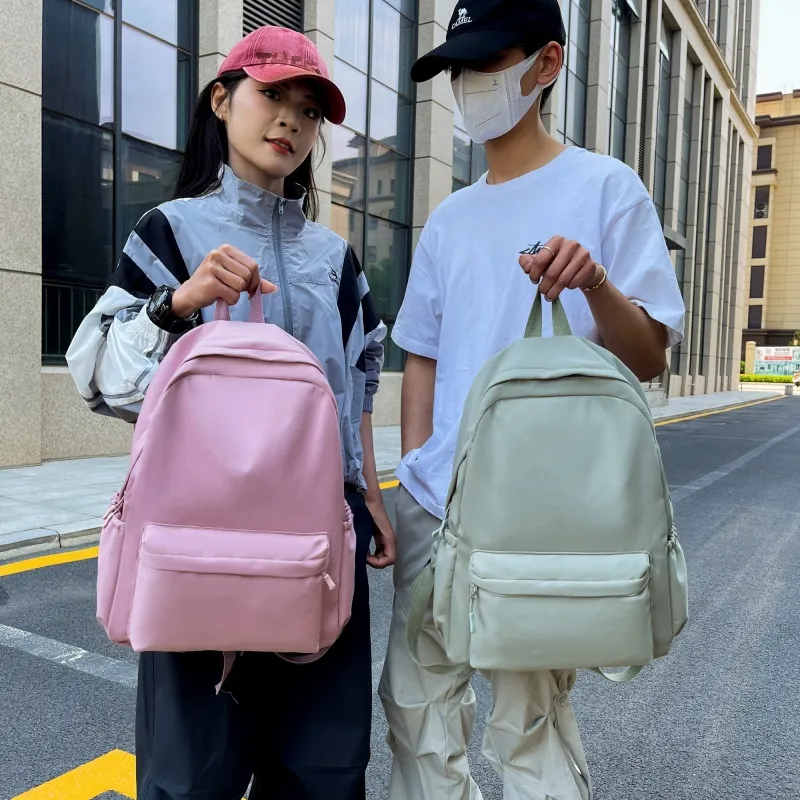 PULEWEI Canvas Backpack Unisex Multicolor-35