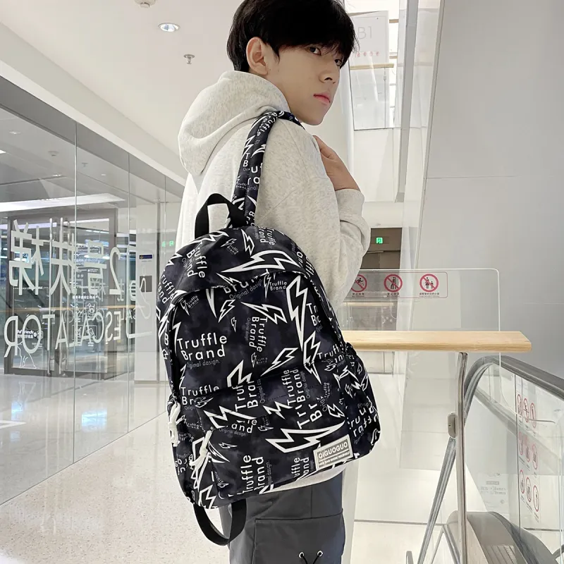 PULEWEI Nylon Backpack Unisex Multicolor-16