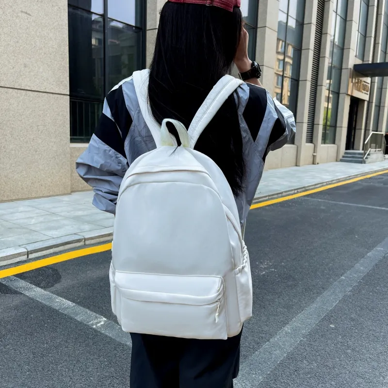 PULEWEI Canvas Backpack Unisex Multicolor-4
