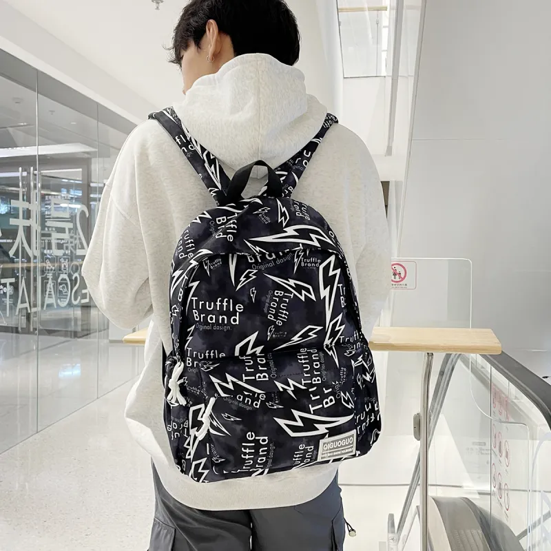 PULEWEI Nylon Backpack Unisex Multicolor-17