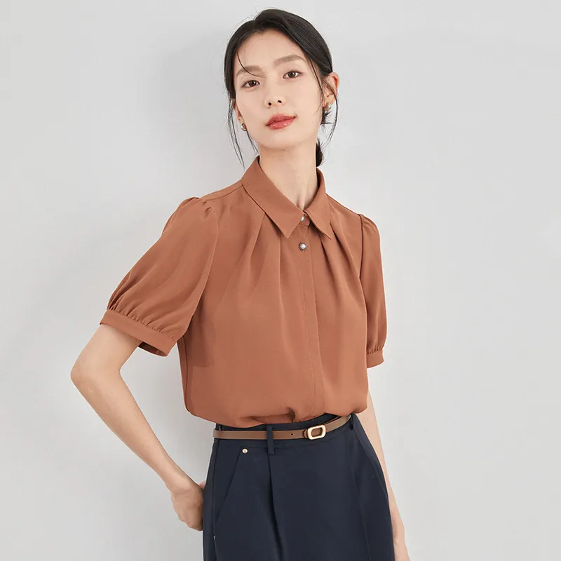 Mambe Shirts Women's Caramel-4