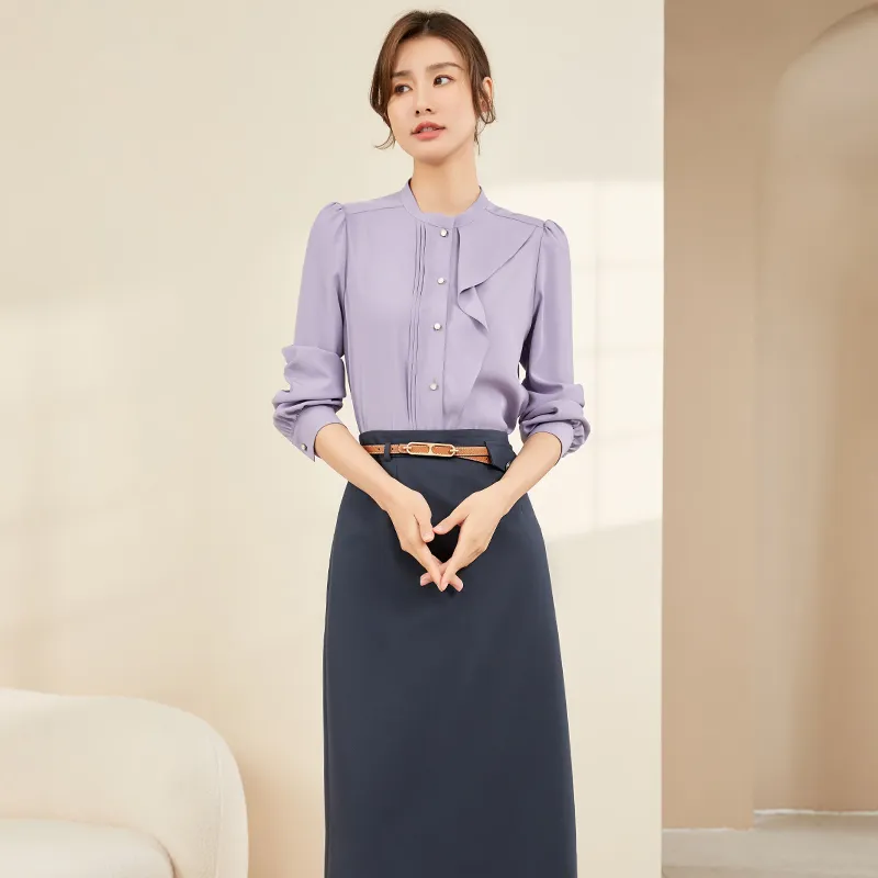 Mambe Shirt Women's Taro Purple-4