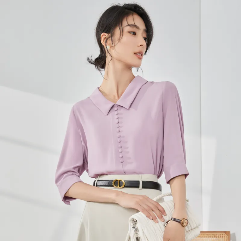 Mambe Shirts Women's Orchid Purple-5