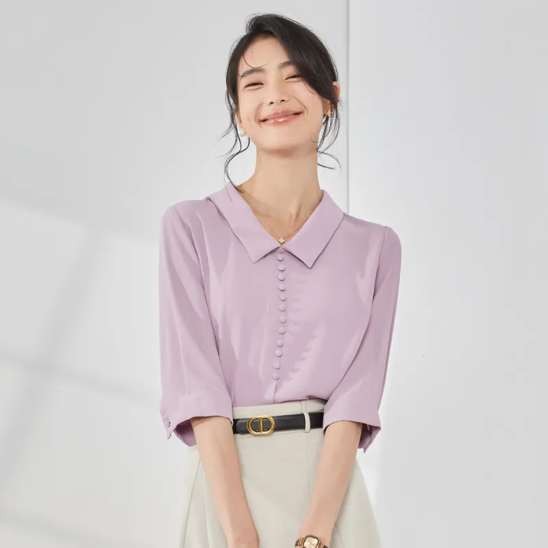 Mambe Shirts Women's Orchid Purple-3