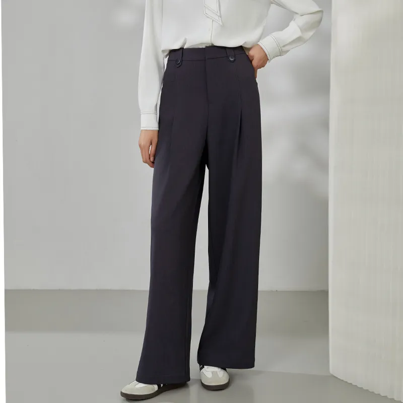 Mambe Casual Pants Women's Dark Gray-4
