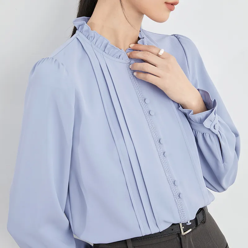 Mambe Shirts Women's Blue-4