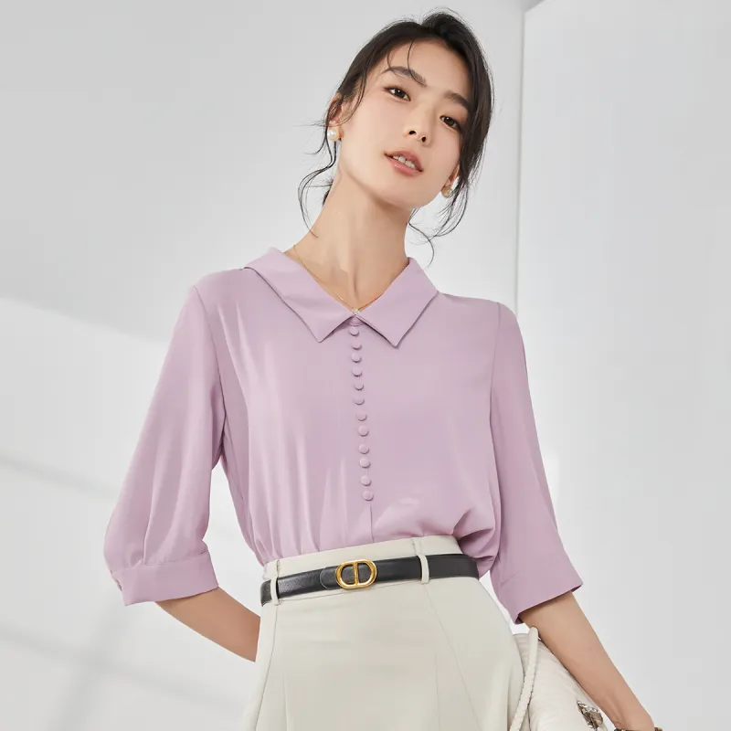 Mambe Shirts Women's Orchid Purple-4