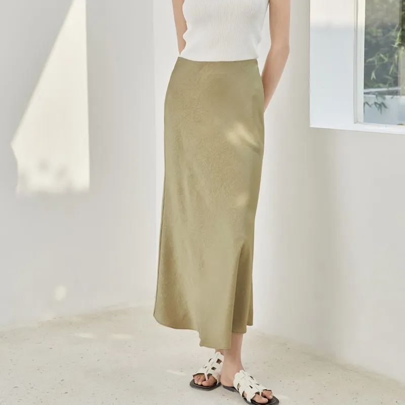 Mambe Casual Long Skirts Women's Mint Mambo-3