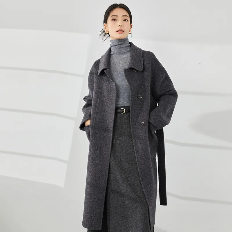 Mambe Coats Women's Dark Gray-4