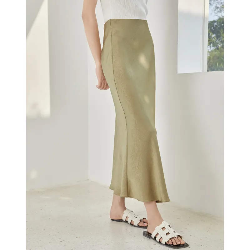 Mambe Casual Long Skirts Women's Mint Mambo-5