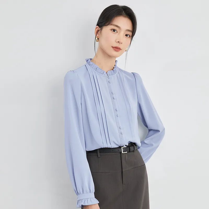 Mambe Shirts Women's Blue-2