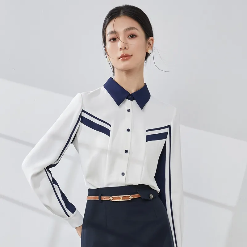 Mambe Shirts Women's White-4