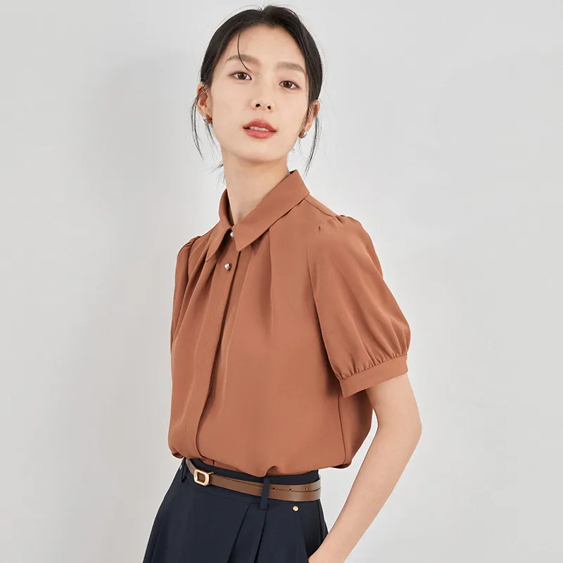 Mambe Shirts Women's Caramel-2