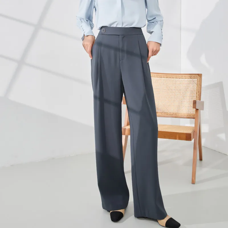 Mambe Casual Pants Women's Dark Gray-3