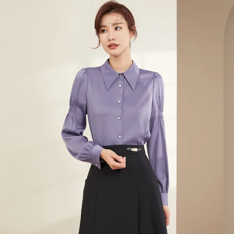 Mambe Shirts Women's Wisteria Purple-2