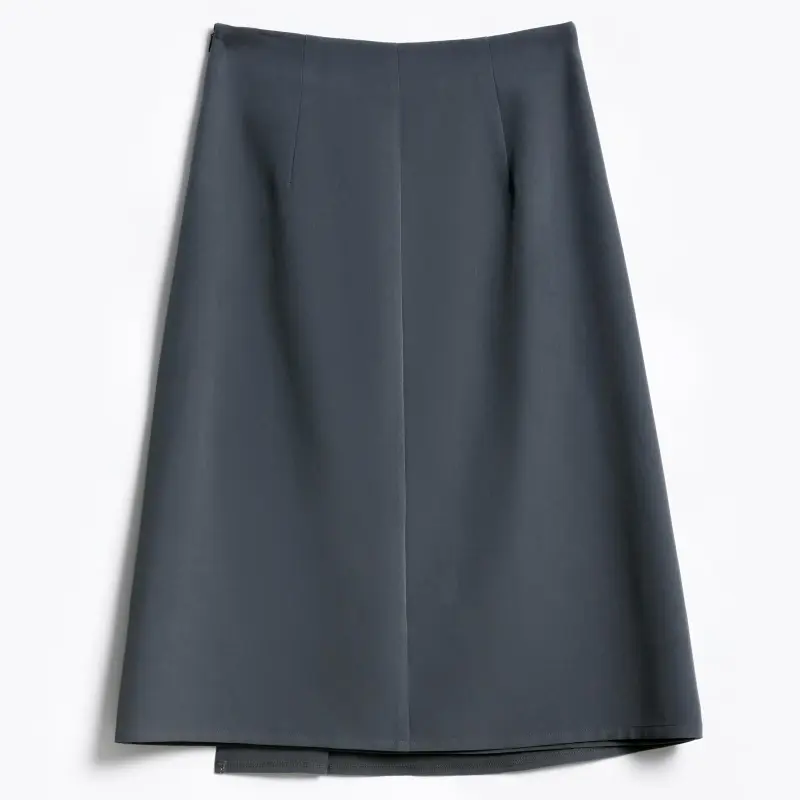 Mambe Casual Long Skirt Women's Tea Cyan-1