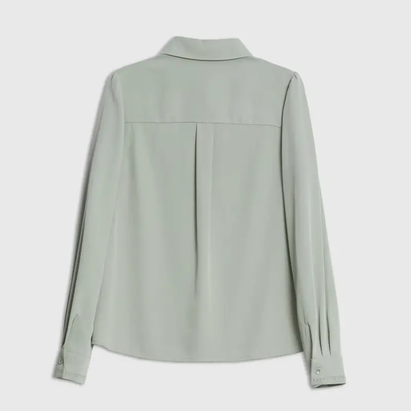 Mambe Shirts Women's Gray Green-1