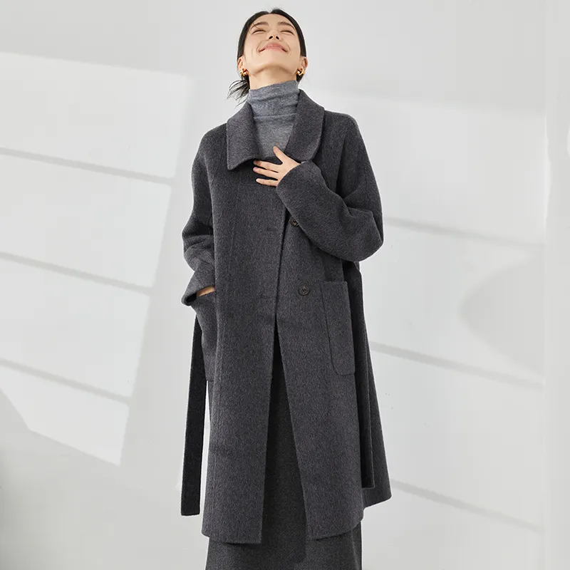 Mambe Coats Women's Dark Gray-2