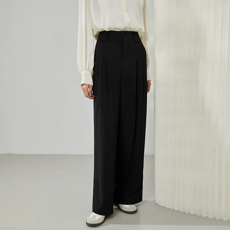 Mambe Casual Pants Women's Black-4