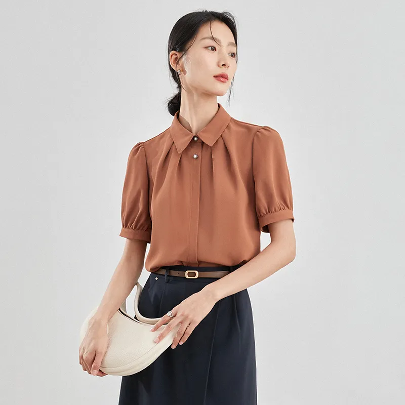 Mambe Shirts Women's Caramel-3