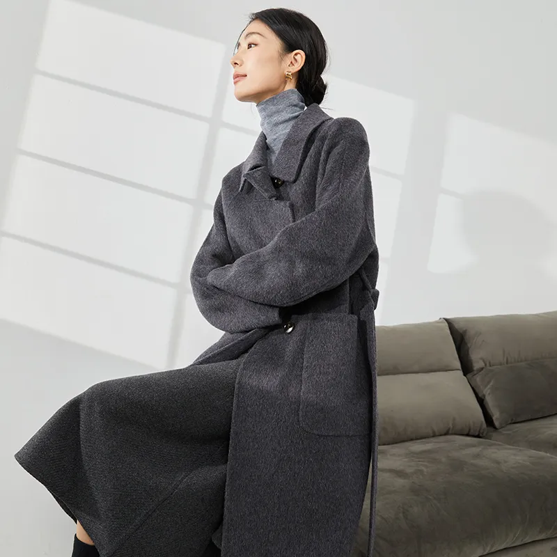 Mambe Coats Women's Dark Gray-5