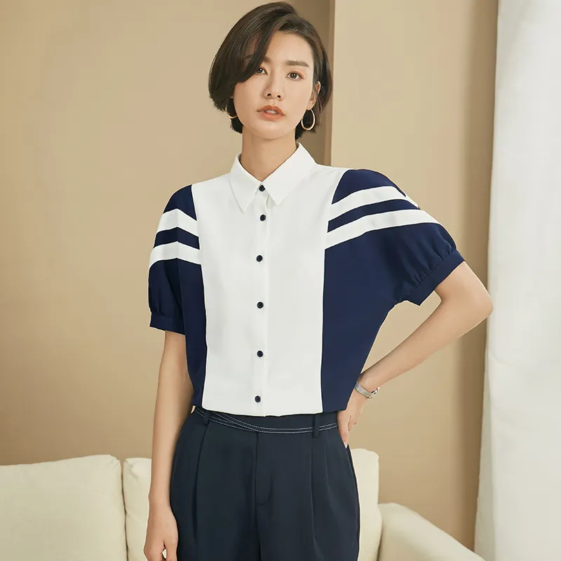 Mambe Shirts Women's White-3