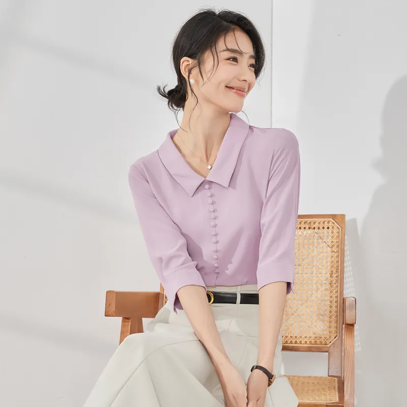Mambe Shirts Women's Orchid Purple-2