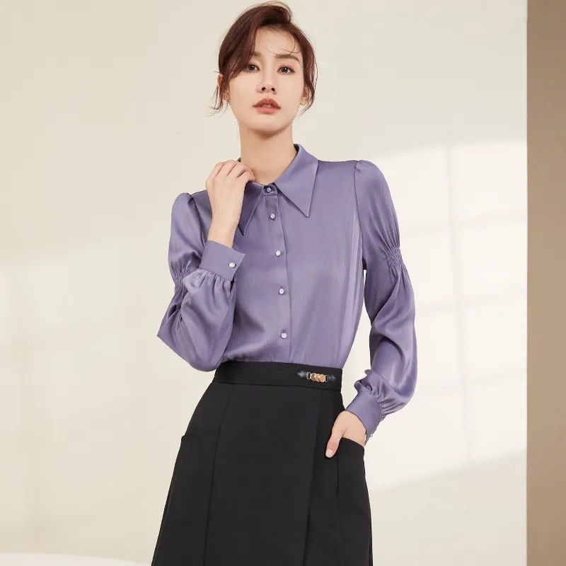 Mambe Shirts Women's Wisteria Purple-4