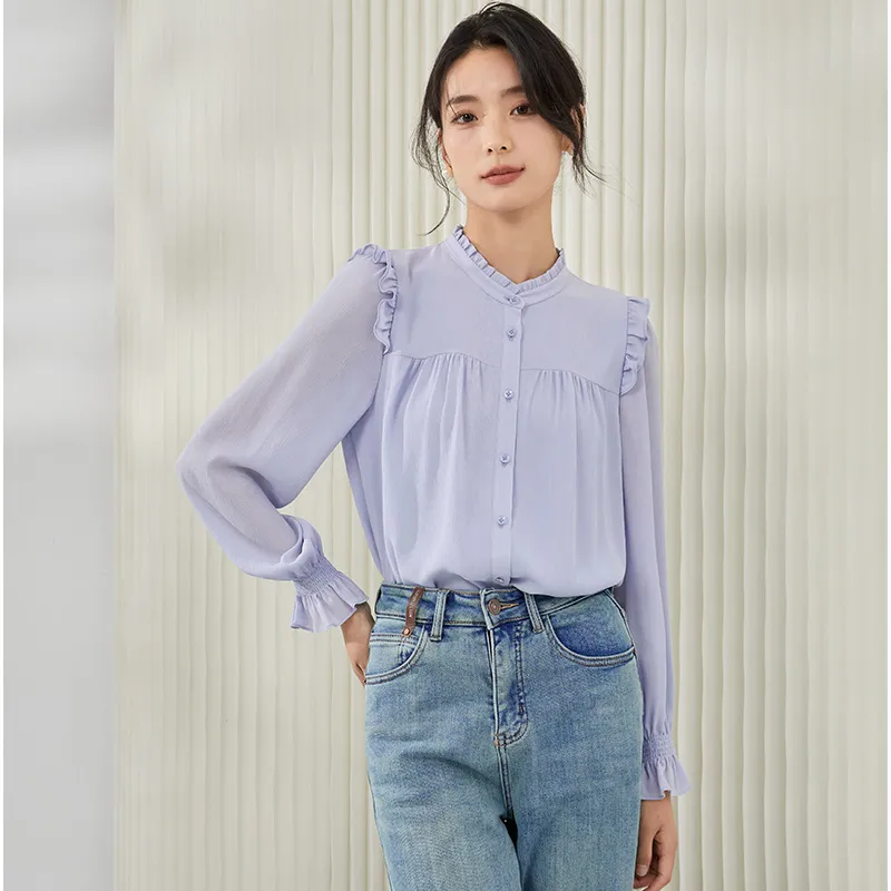 Mambe Shirts Women's Blue-4