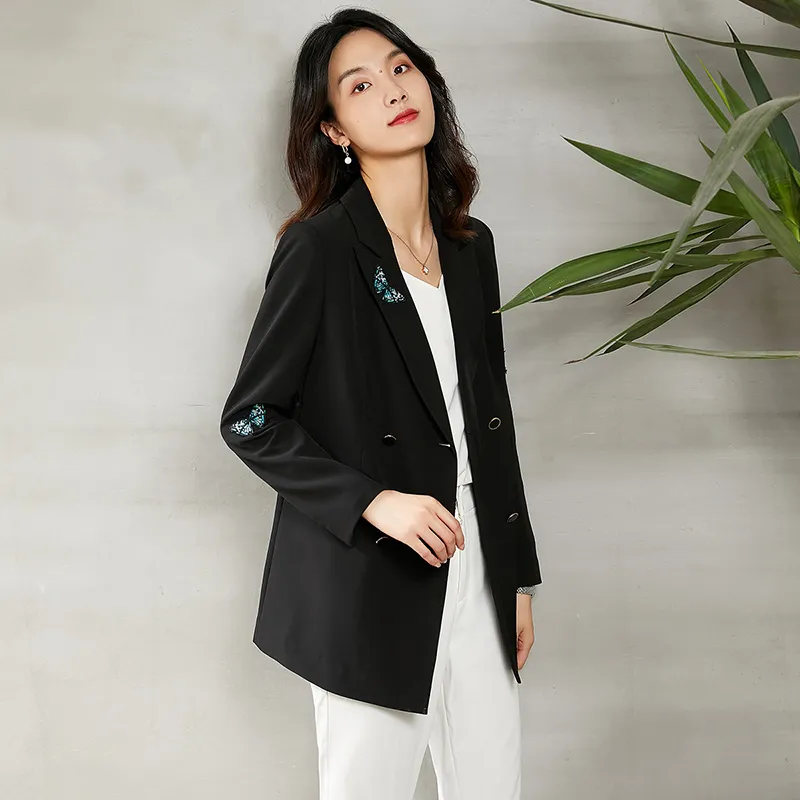 Mambe Business Suit Women's Black-2