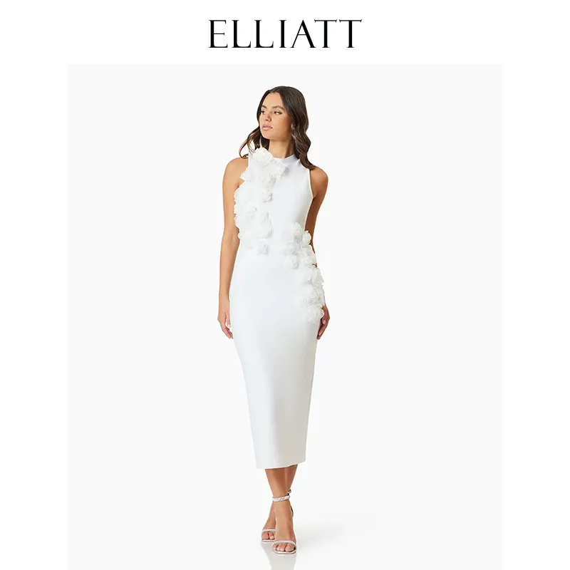 ELLIATTCOLLECTIVE Sleeveless Dress Women's White-1