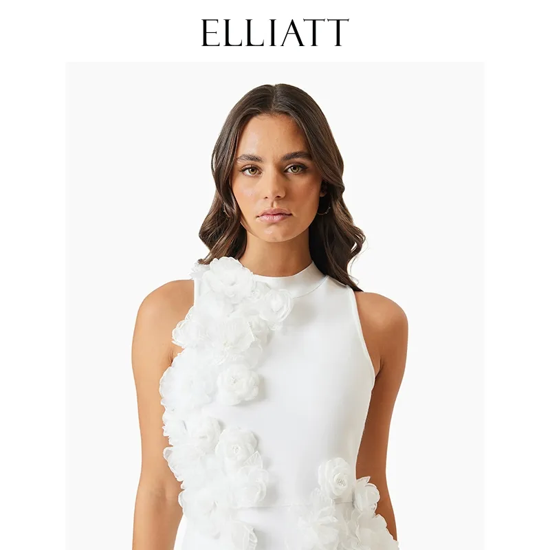 ELLIATTCOLLECTIVE Sleeveless Dress Women's White-2
