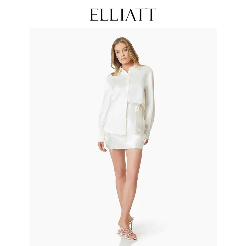 ELLIATTCOLLECTIVE Skirt Set Women's White-2