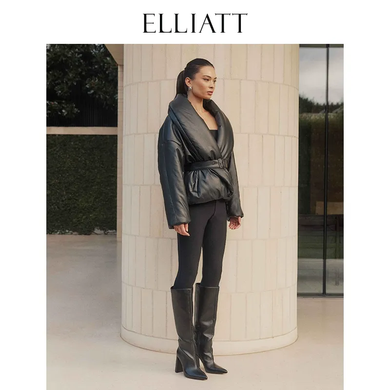 ELLIATTCOLLECTIVE Puffer Jacket Women's Black-0