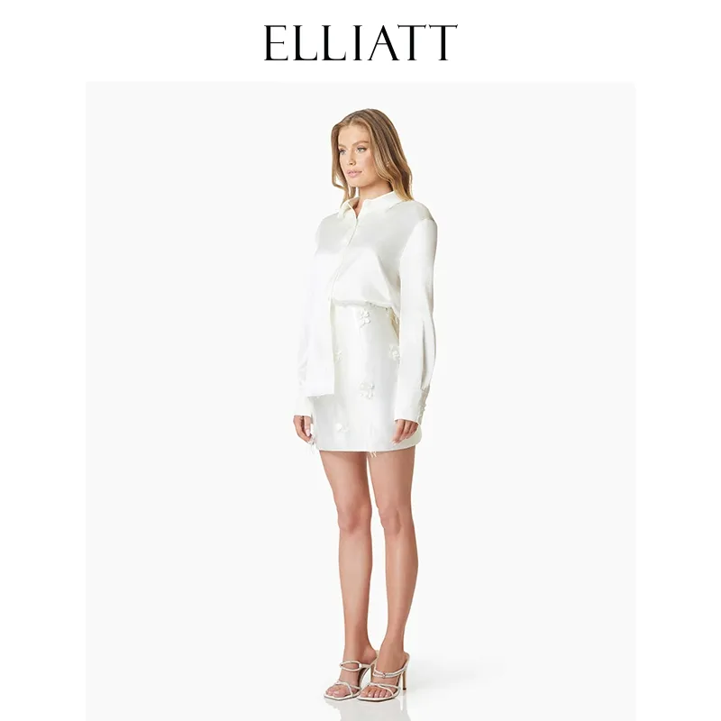 ELLIATTCOLLECTIVE Skirt Set Women's White-0