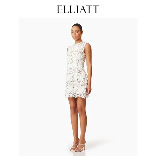 ELLIATTCOLLECTIVE Sleeveless Dress Women's White