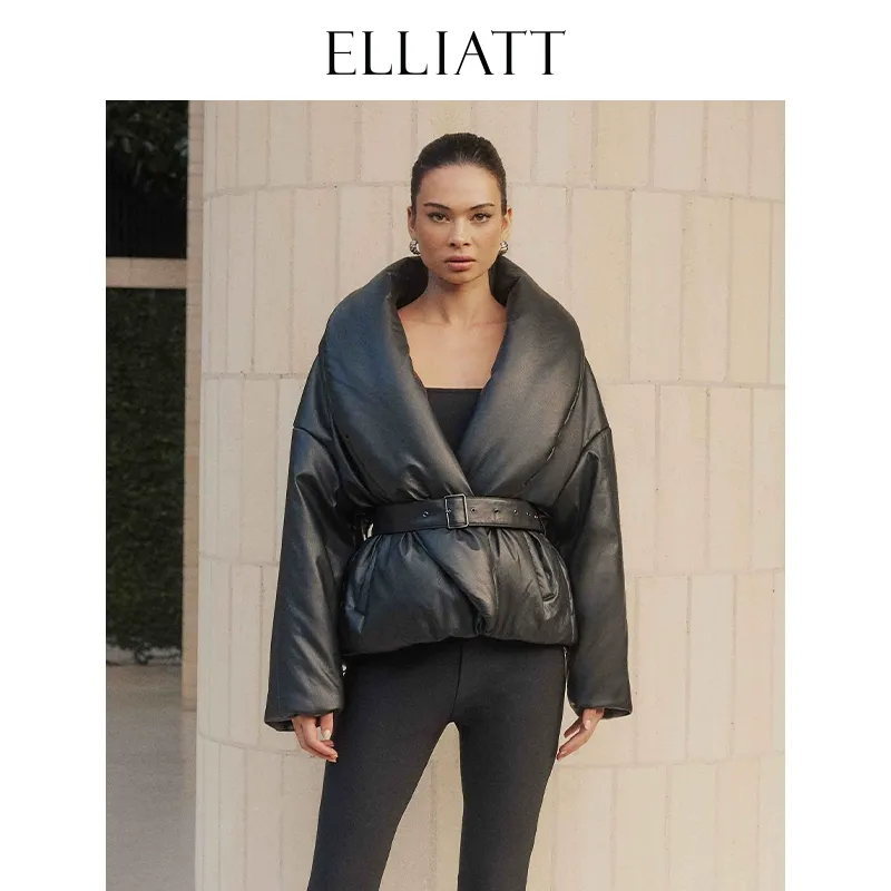 ELLIATTCOLLECTIVE Puffer Jacket Women's Black-2