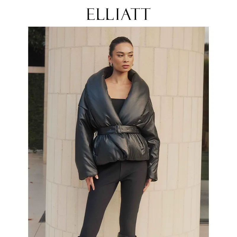 ELLIATTCOLLECTIVE Puffer Jacket Women's Black-1