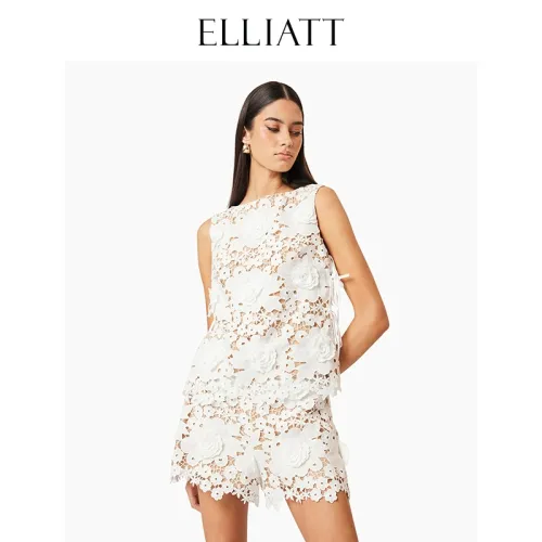 ELLIATTCOLLECTIVE Sleeveless Dress Women's White