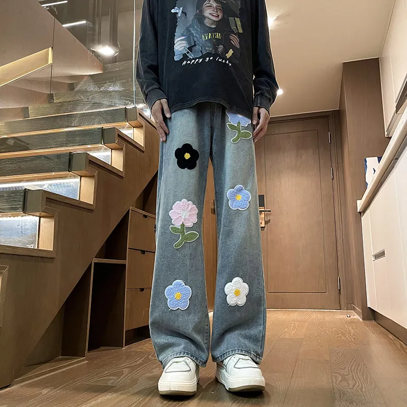 VIPGOOSE Jeans Unisex Blue-1