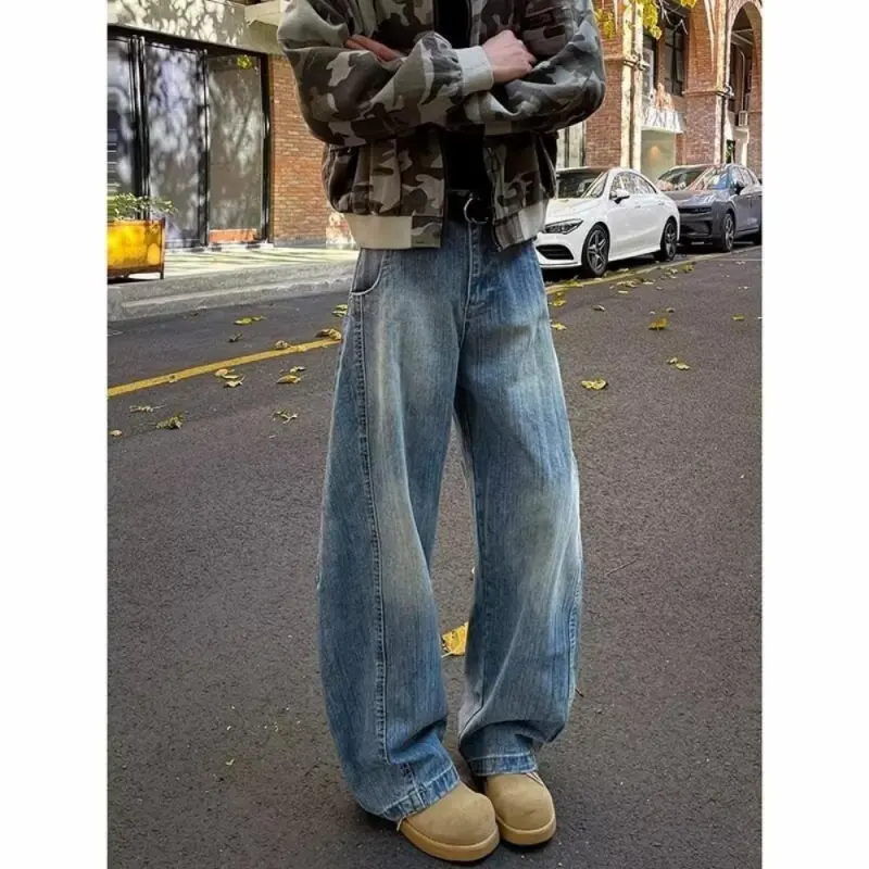 VIPGOOSE Jeans Unisex Blue-4