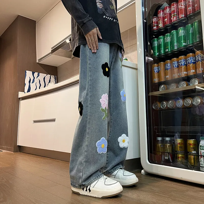 VIPGOOSE Jeans Unisex Blue-5