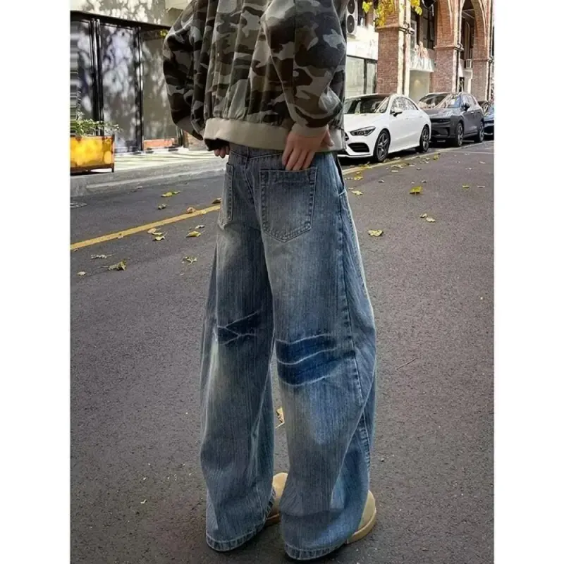 VIPGOOSE Jeans Unisex Blue-6